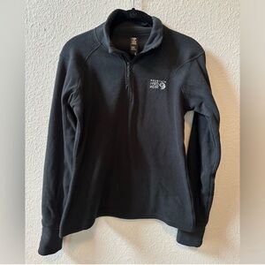 MOUNTAIN HARDWARE Women's Microchill 1/4 Zip
Fleece Pullover Black Size S